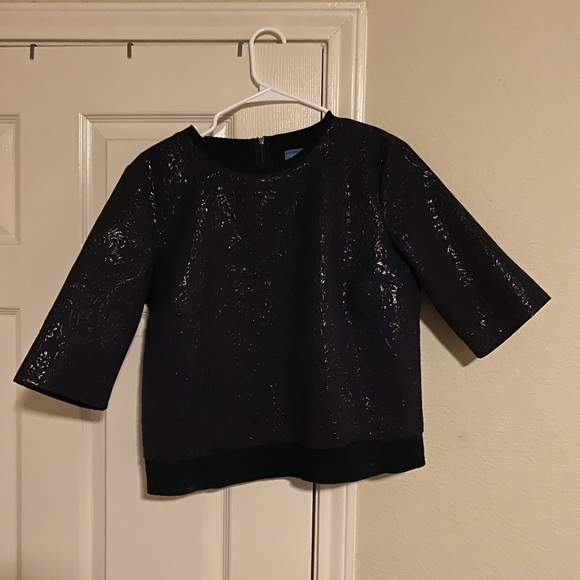Simply Vera Vera Wang Tops - Simply Vera Vera Wang blouse navy blue medium